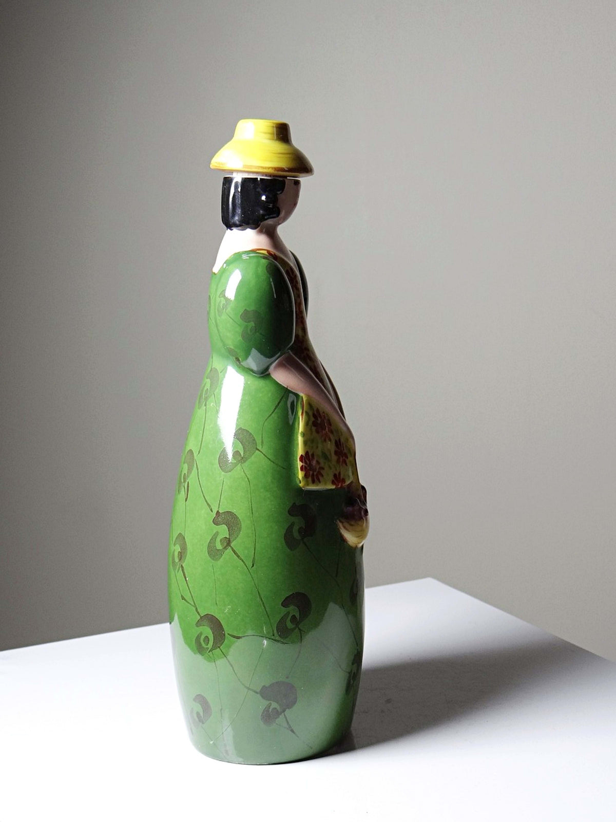 Vintage Likörflakon "Guignolet" im Stil von Robj, Porzellan Limoges
