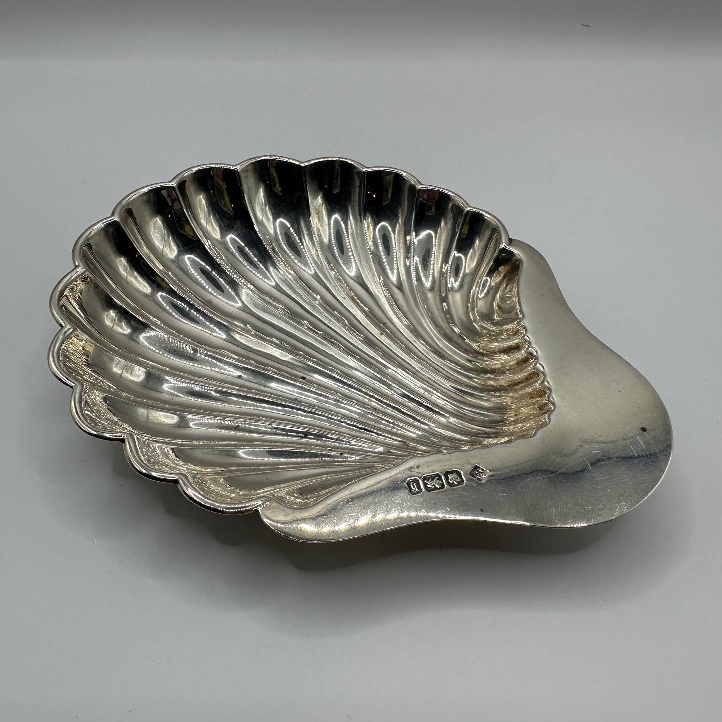 Vintage Muschel-Schale Sterling Silber klassisch und elegant