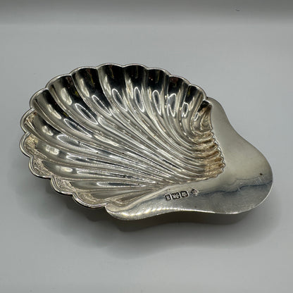 Vintage Muschel-Schale Sterling Silber klassisch und elegant