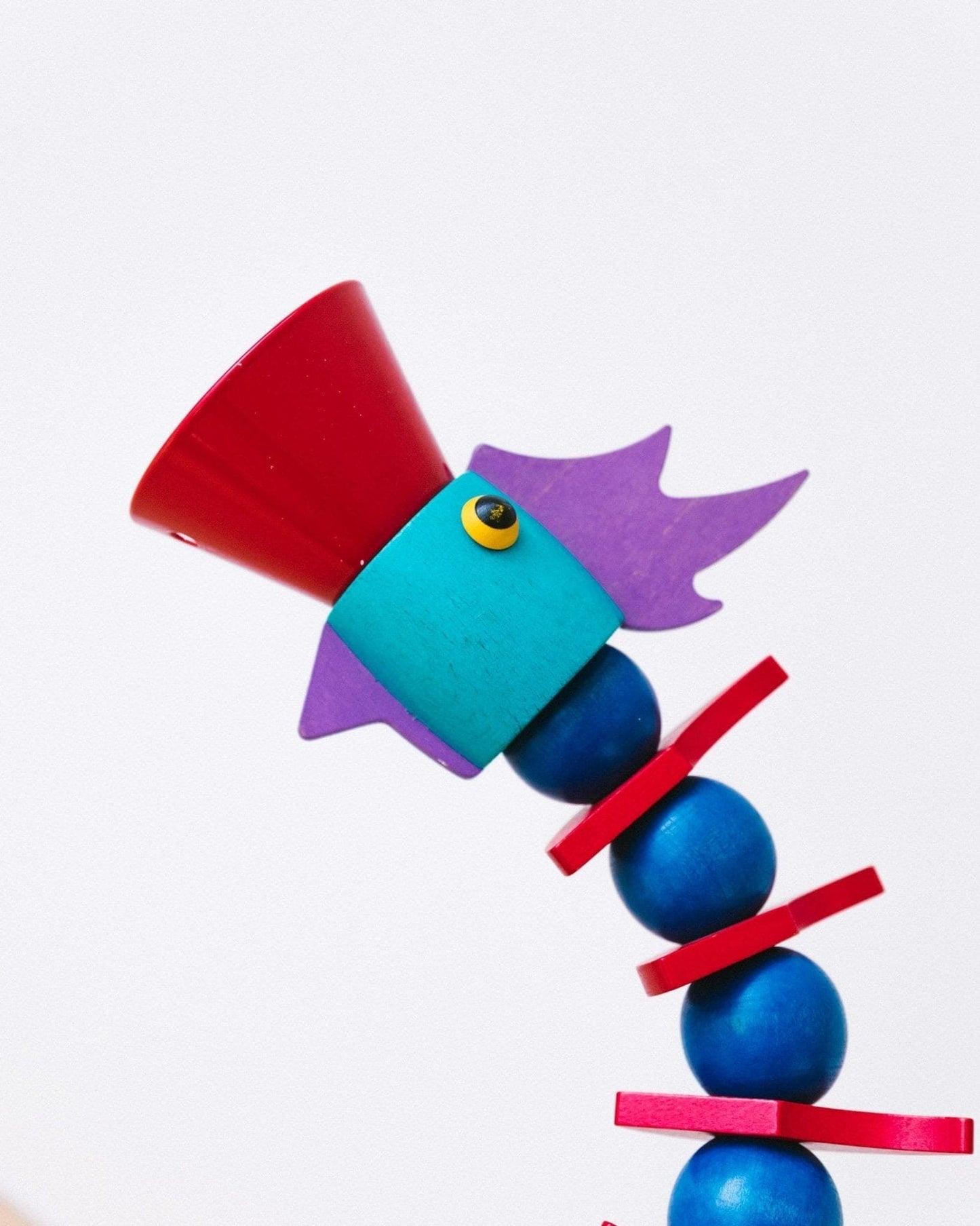 Lampe de bureau vintage XXL style Memphis par Haba années 90