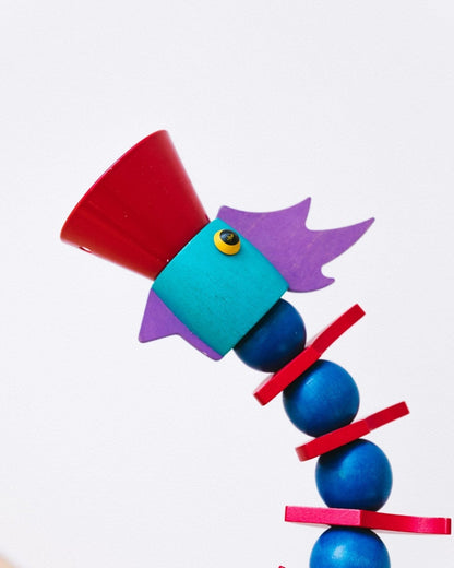 Lampe de bureau vintage XXL style Memphis par Haba années 90