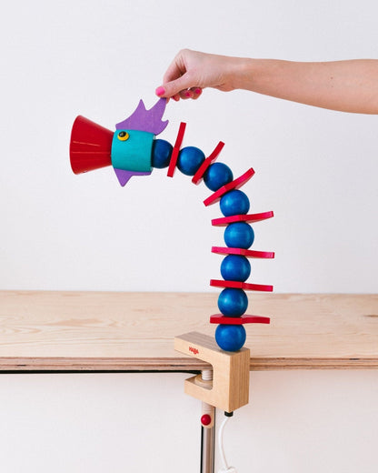 Lampe de bureau vintage XXL style Memphis par Haba années 90