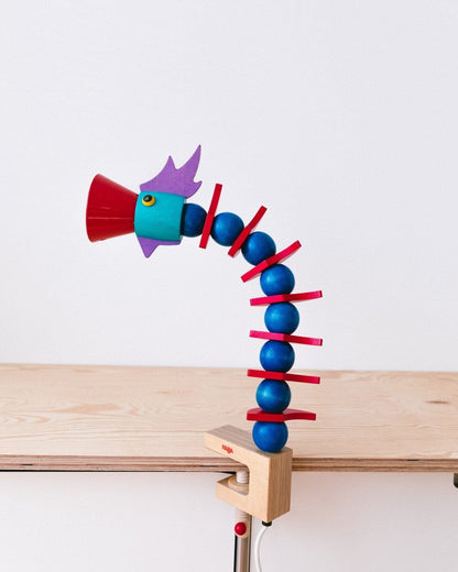 Lampe de bureau vintage XXL style Memphis par Haba années 90