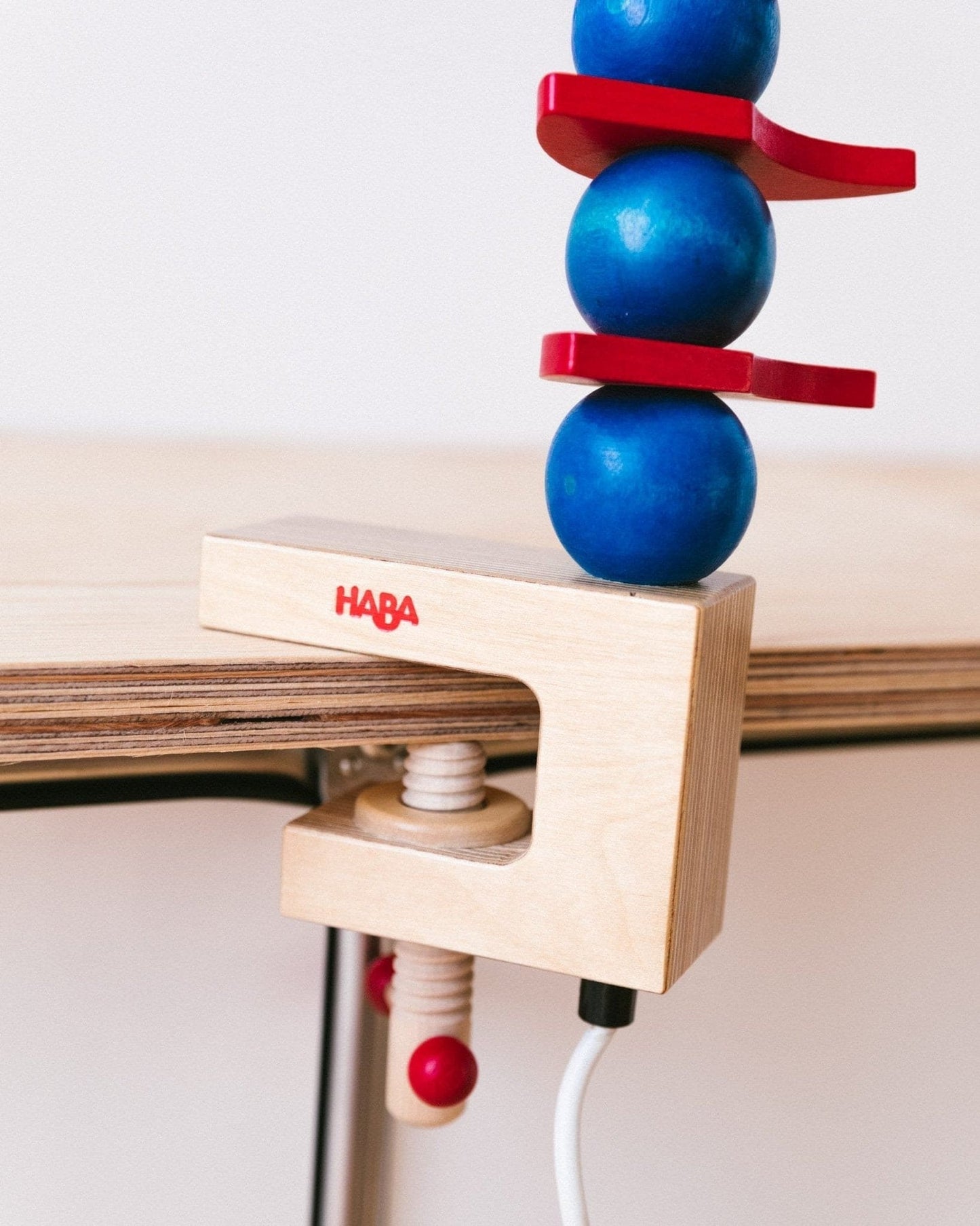 Lampe de bureau vintage XXL style Memphis par Haba années 90