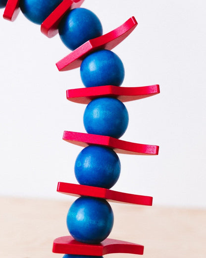 Lampe de bureau vintage XXL style Memphis par Haba années 90