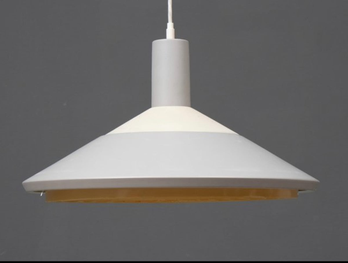 Vintage Deckenlampe von Louis Poulsen für Louis Poulsen grau