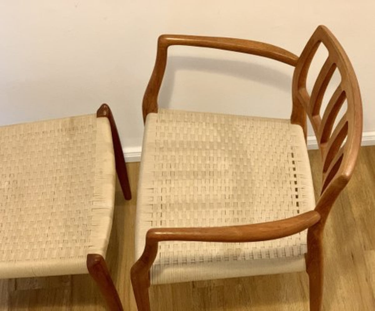 Vintage Set von 2 Stuhl Modell 66 und 78 von Niels O. Møller für J.L. Møllers Møbelfabrik