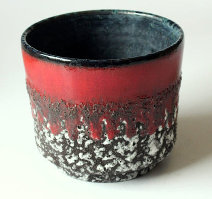 Vintage Fat Lava Keramik Blumentopf