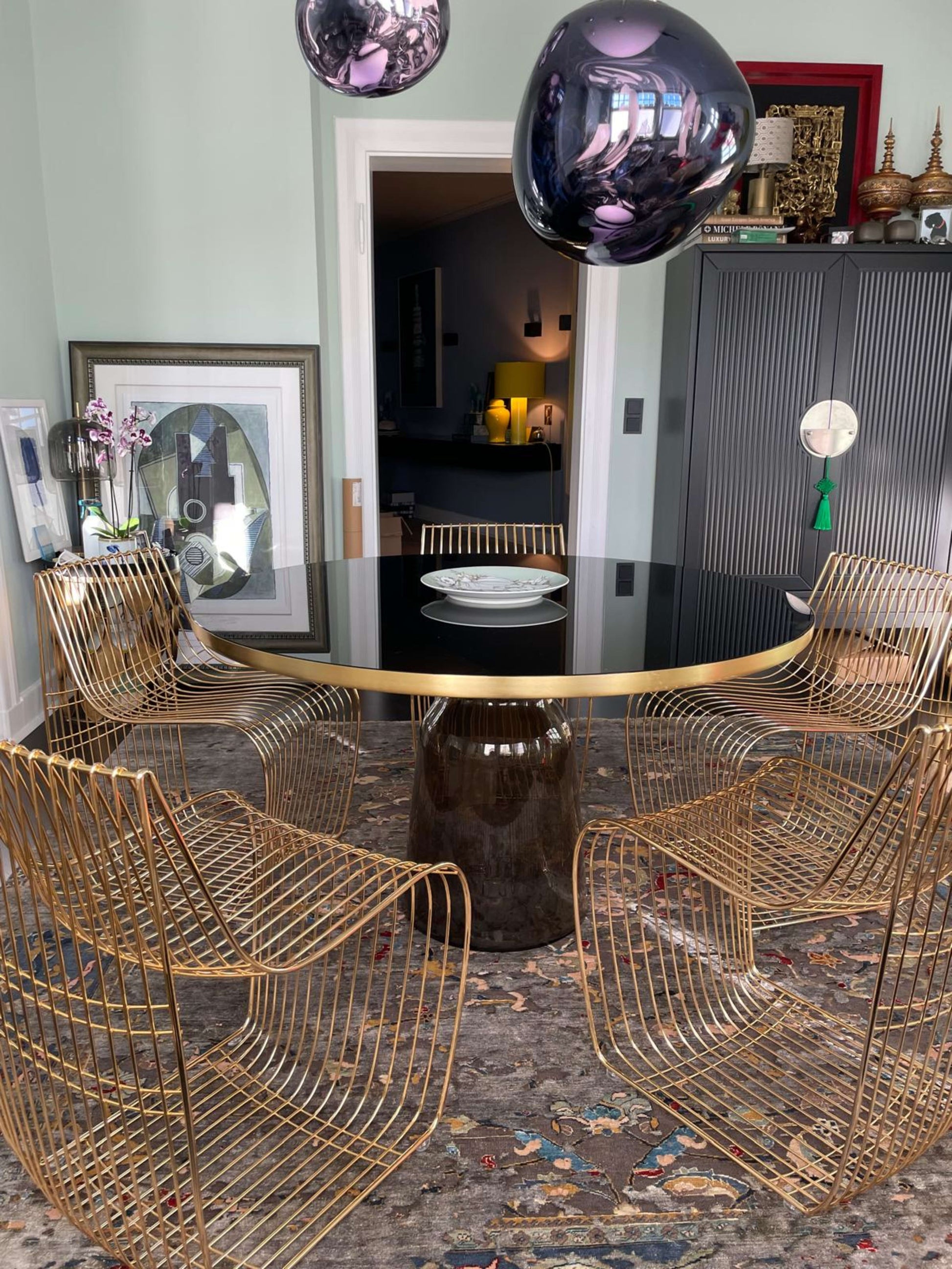 Vintage Teppich Polonaise Redbridge Aerial von Jan Kath für Jan Kath Design (ID 106)