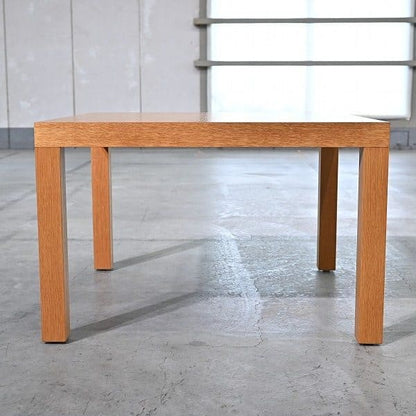 Vintage Beistelltisch von Knoll, quadratisch, Eiche, 70cm