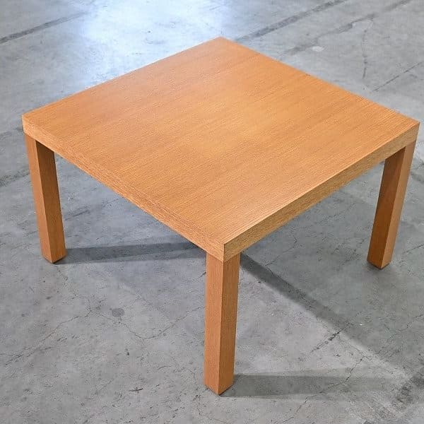 Vintage Beistelltisch von Knoll, quadratisch, Eiche, 70cm