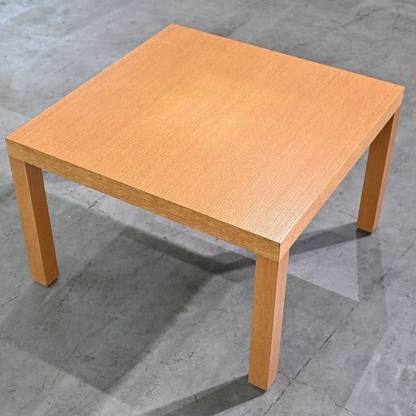 Vintage Beistelltisch von Knoll, quadratisch, Eiche, 70cm