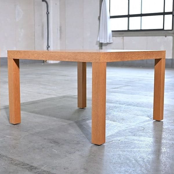 Vintage Beistelltisch von Knoll, quadratisch, Eiche, 70cm