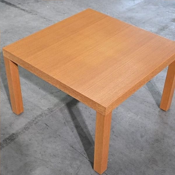 Vintage Beistelltisch von Knoll, quadratisch, Eiche, 70cm