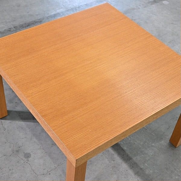 Vintage Beistelltisch von Knoll, quadratisch, Eiche, 70cm