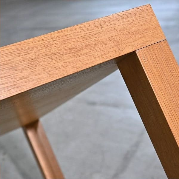 Vintage Beistelltisch von Knoll, quadratisch, Eiche, 70cm