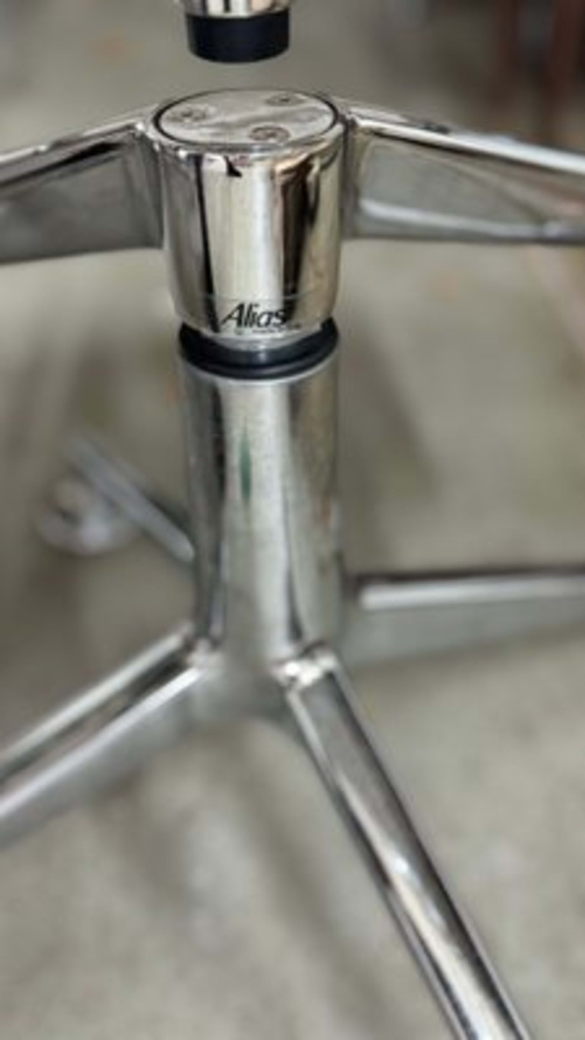 Vintage Bürostuhl Meetingframe 44 von Alberto Meda für Alias Weiß, Silber