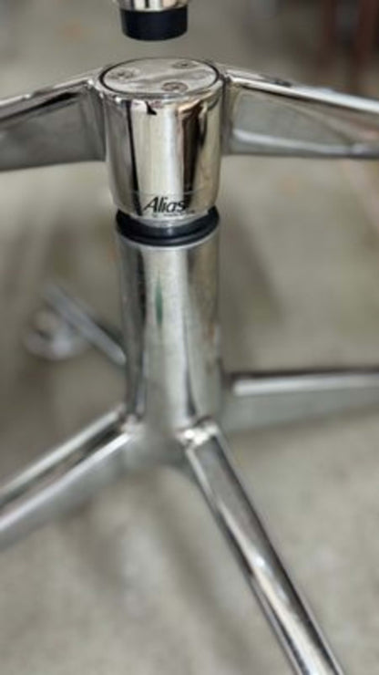 Vintage Bürostuhl Meetingframe 44 von Alberto Meda für Alias Weiß, Silber