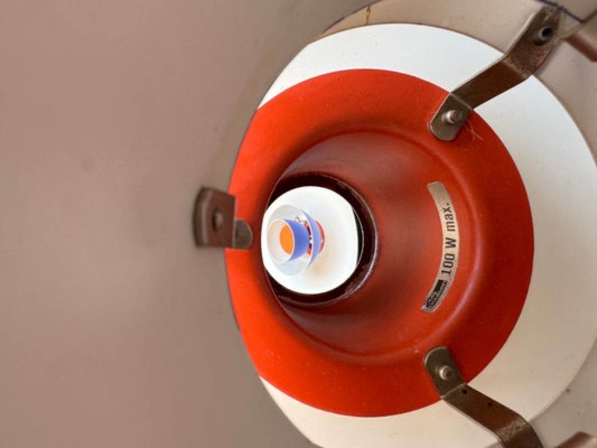 Vintage Pendelleuchte PH 4/3 von Poul Henningsen für Louis Poulsen azurblau Set von 2