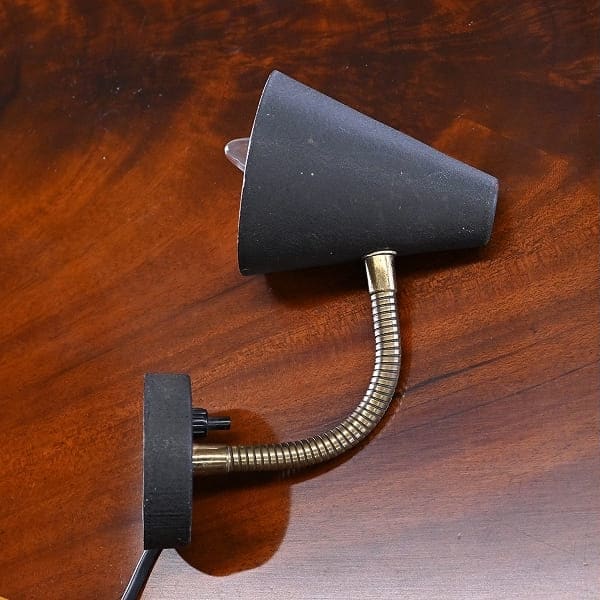 Vintage Wandleuchte aus Messing