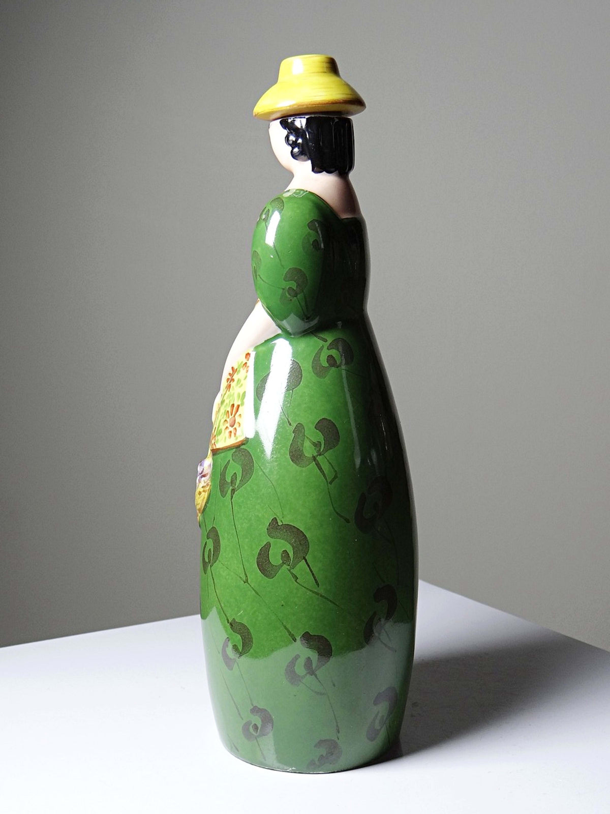 Vintage Likörflakon "Guignolet" im Stil von Robj, Porzellan Limoges