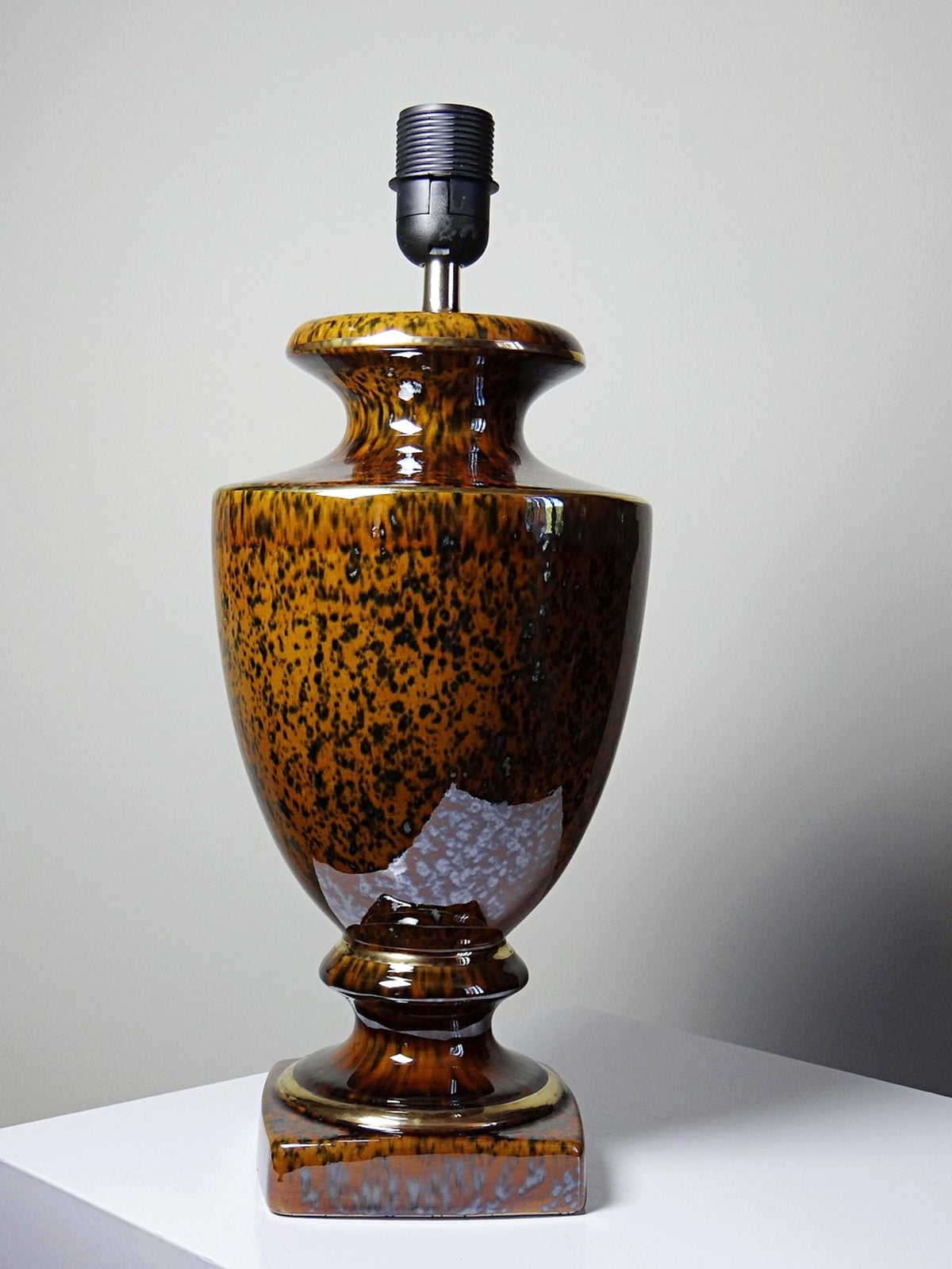 Tischlampe Keramik Hollywood Regency, Italien 1970er Jahre