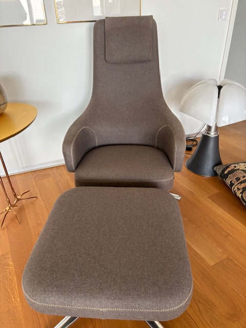 Repos Sessel und Ottoman von Antonio Citterio für Vitra Pre-Loved