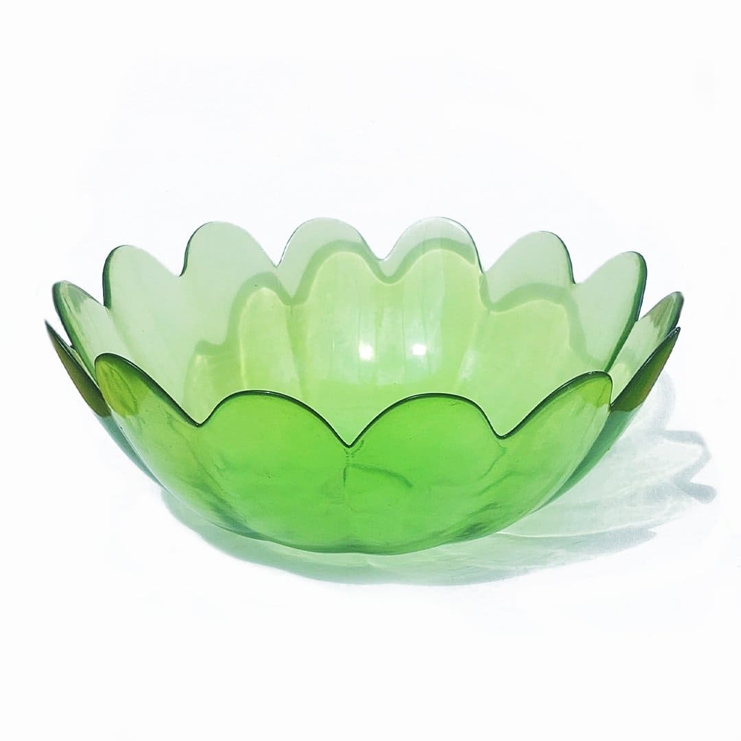 Bowl Petal Design Anise Green