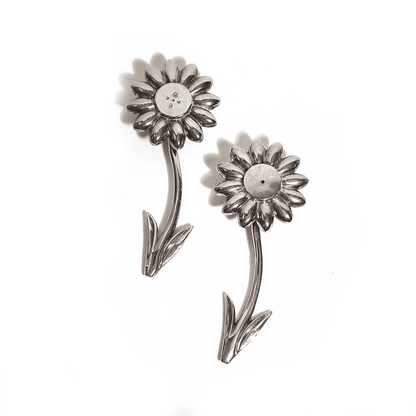 Salière et poivrière vintage Florage en métal argenté