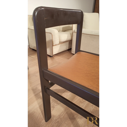 Brutalistische Vintage-Esszimmerstühle, 1970er Jahre, 6er-Set