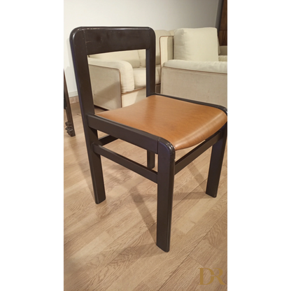 Brutalistische Vintage-Esszimmerstühle, 1970er Jahre, 6er-Set