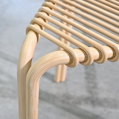 Vintage Hocker Karumi von Alvaro Siza für Hermes aus Bambus