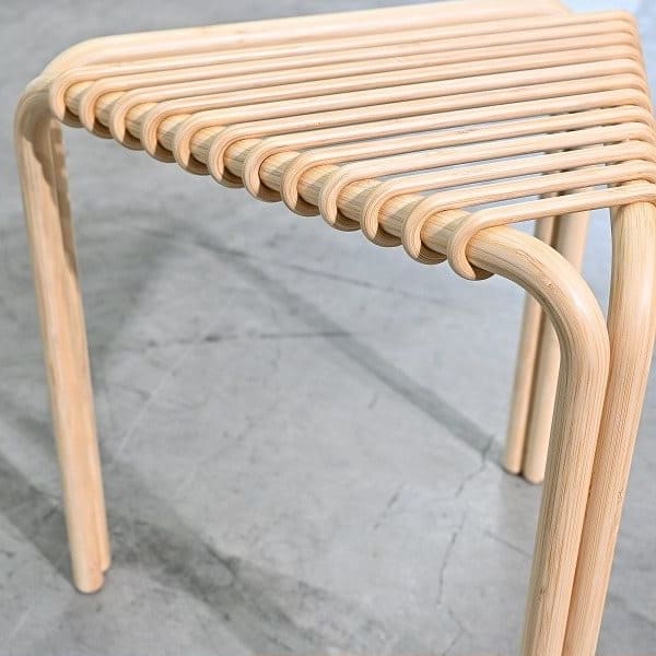 Vintage Hocker Karumi von Alvaro Siza für Hermes aus Bambus