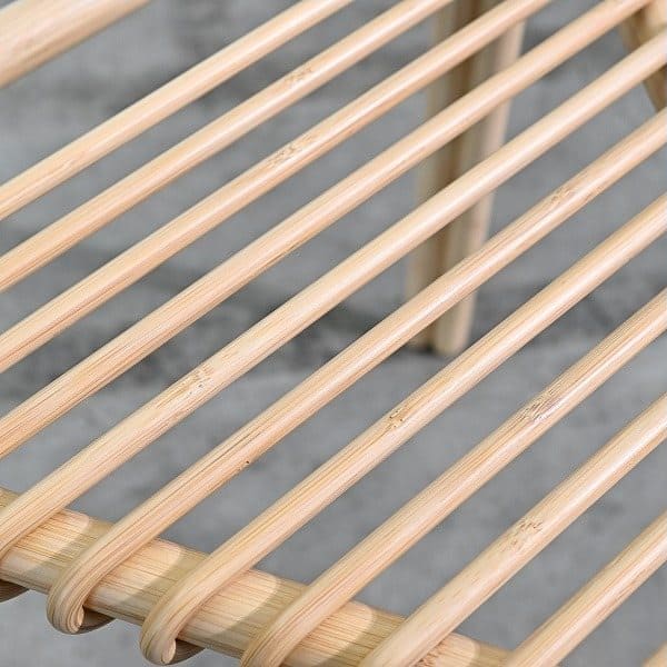 Vintage Hocker Karumi von Alvaro Siza für Hermes aus Bambus