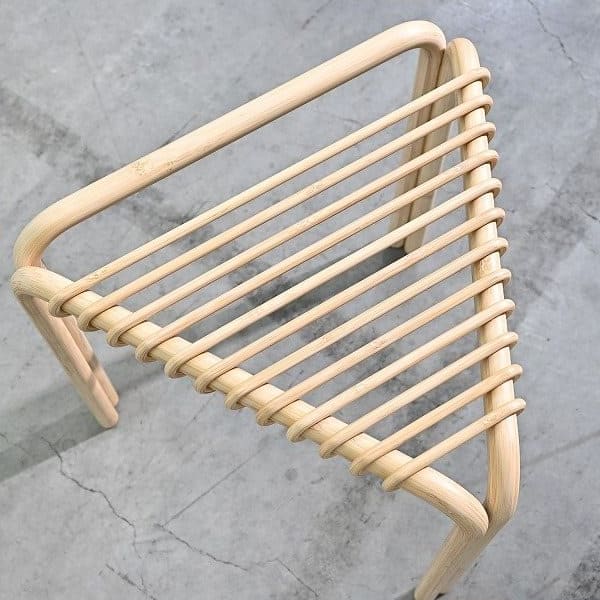 Vintage Hocker Karumi von Alvaro Siza für Hermes aus Bambus