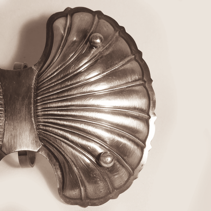 Vintage Serviteur Coquillage versilbert Silber