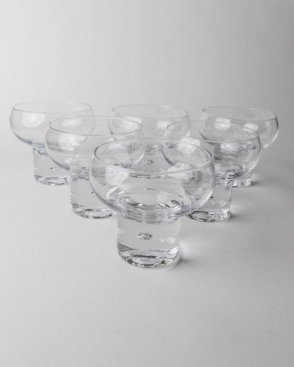 Vintage Trinkglas von Vicke Lindstrand für Kosta Boda Set von 6