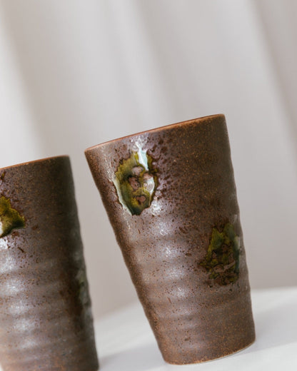 Vintage Keramikvase von Matthias Jäckel für Keramikhof Naunhof Set von 2