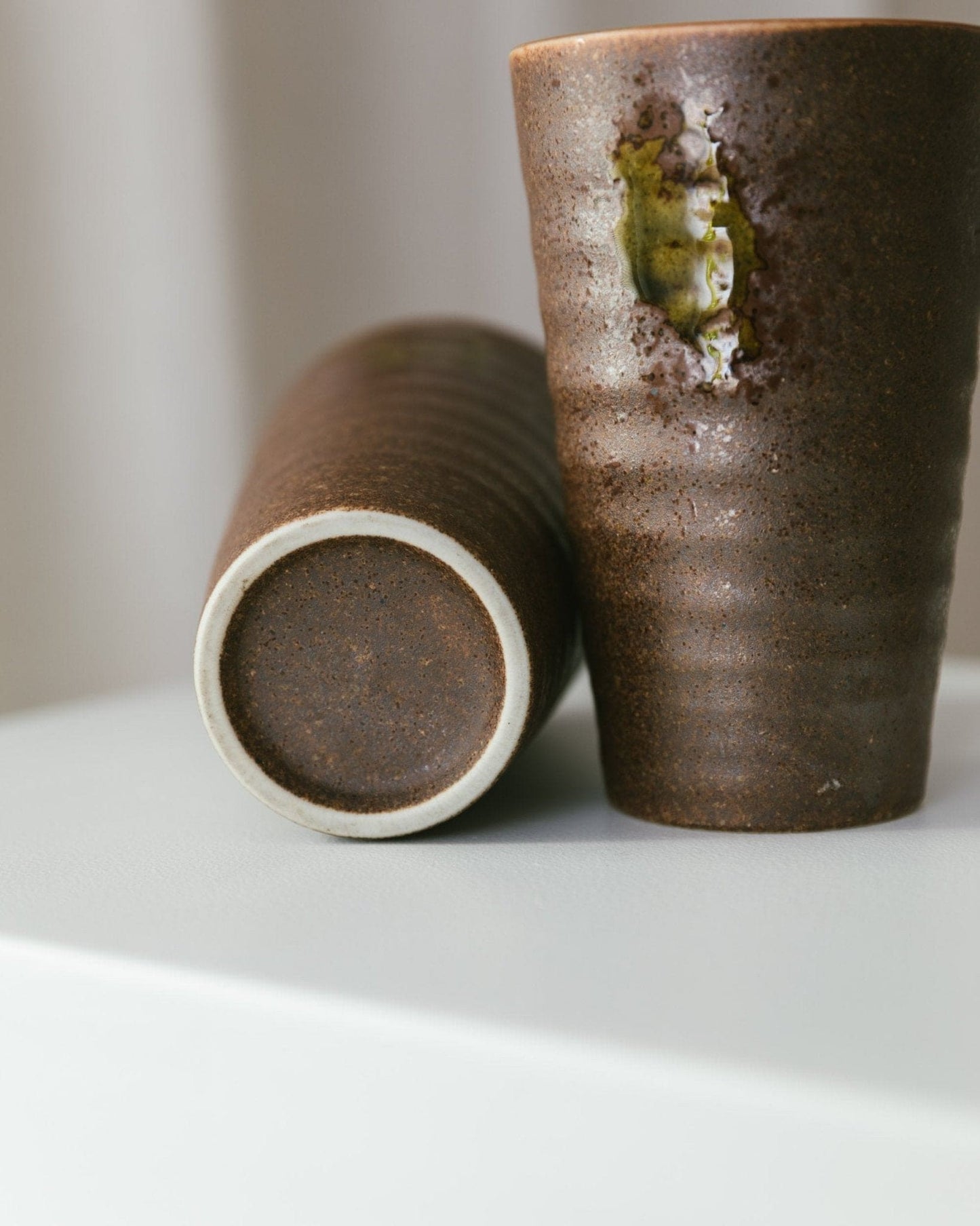 Vintage Keramikvase von Matthias Jäckel für Keramikhof Naunhof Set von 2