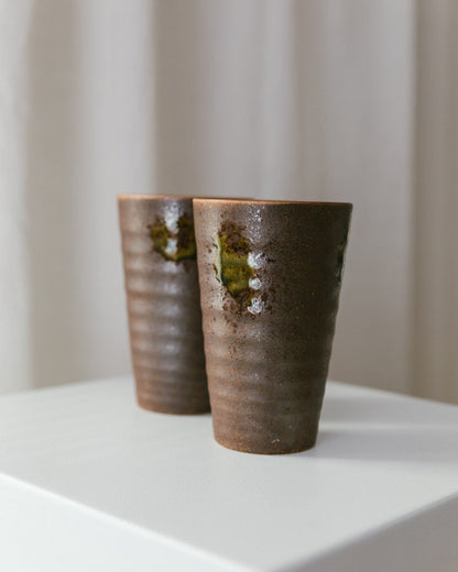 Vintage Keramikvase von Matthias Jäckel für Keramikhof Naunhof Set von 2