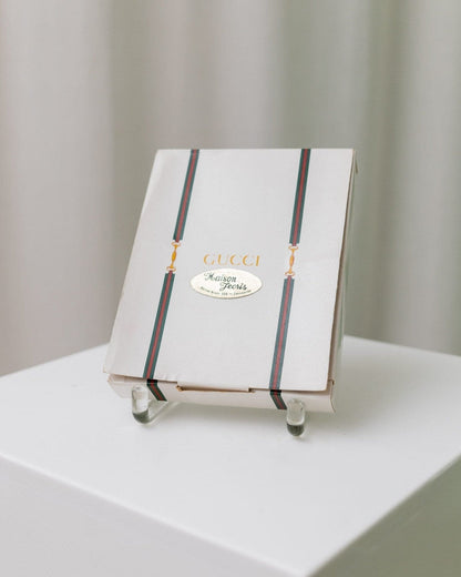 Vintage Löffel Silber vergoldet Bambus Design von Gucci Set von 6