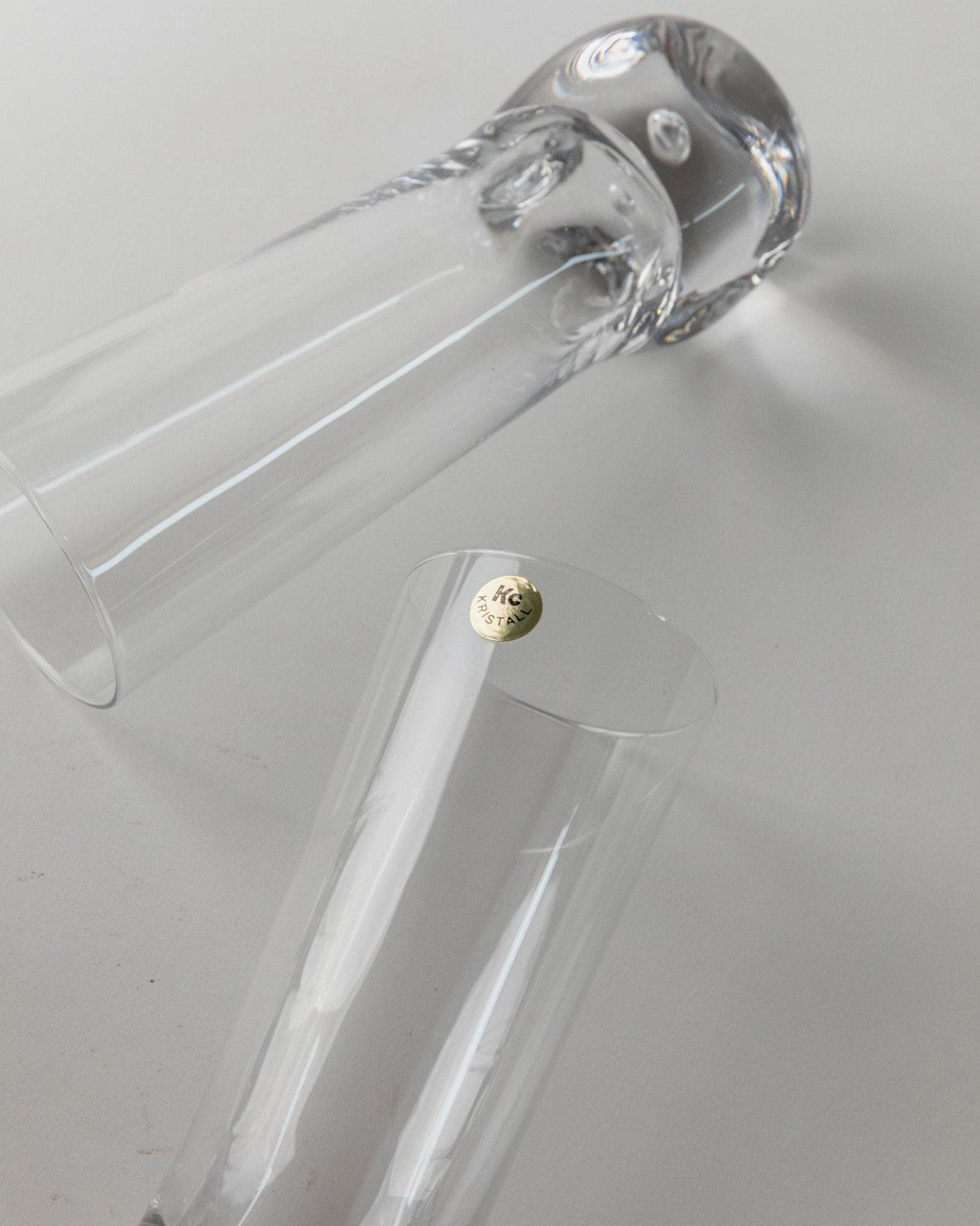 Vintage Murano Glass Drinking Glass Design Italy 70s Set of 6