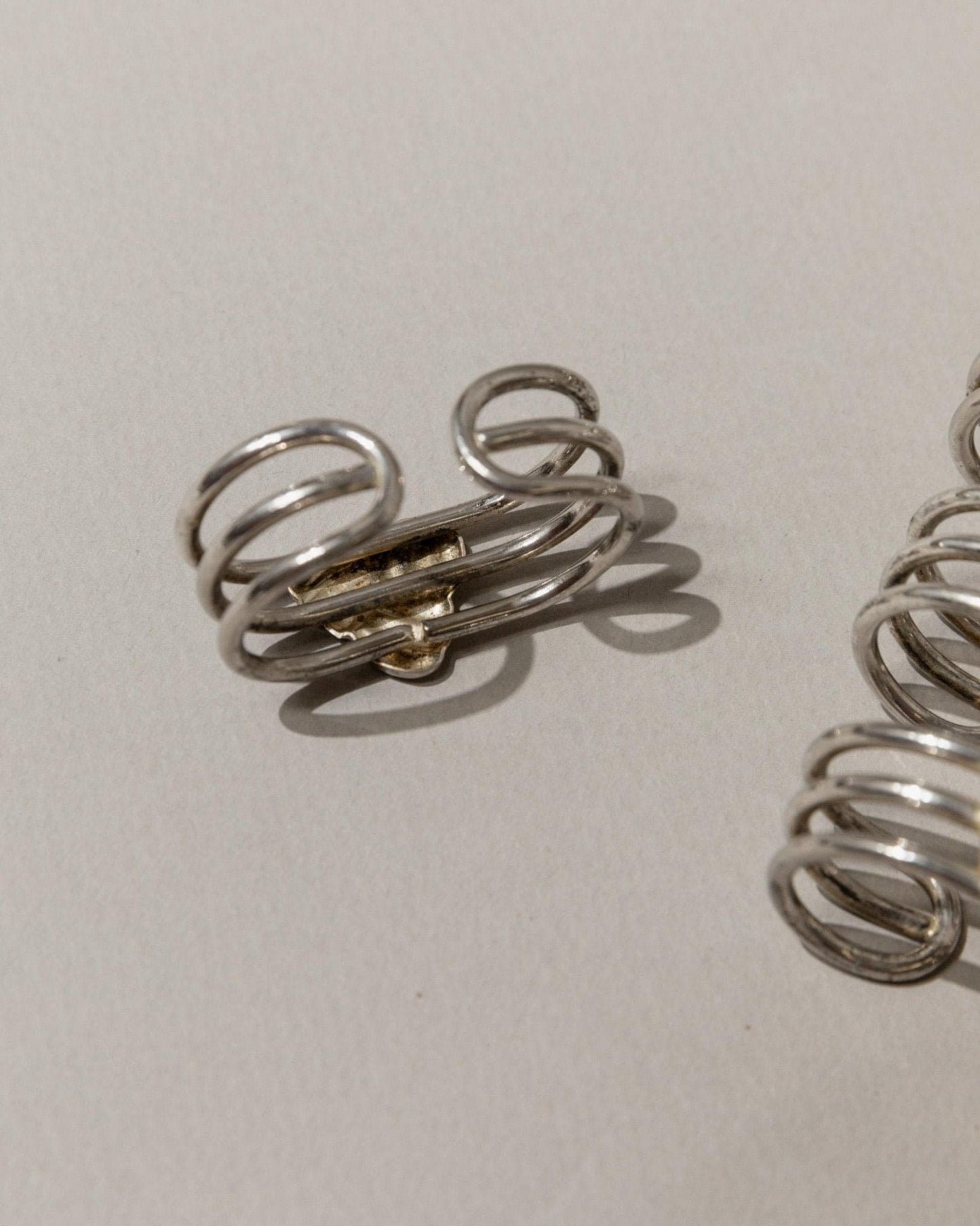 Vintage Serviettenring versilbert Nautikdetails Italien 1960er Set von 6