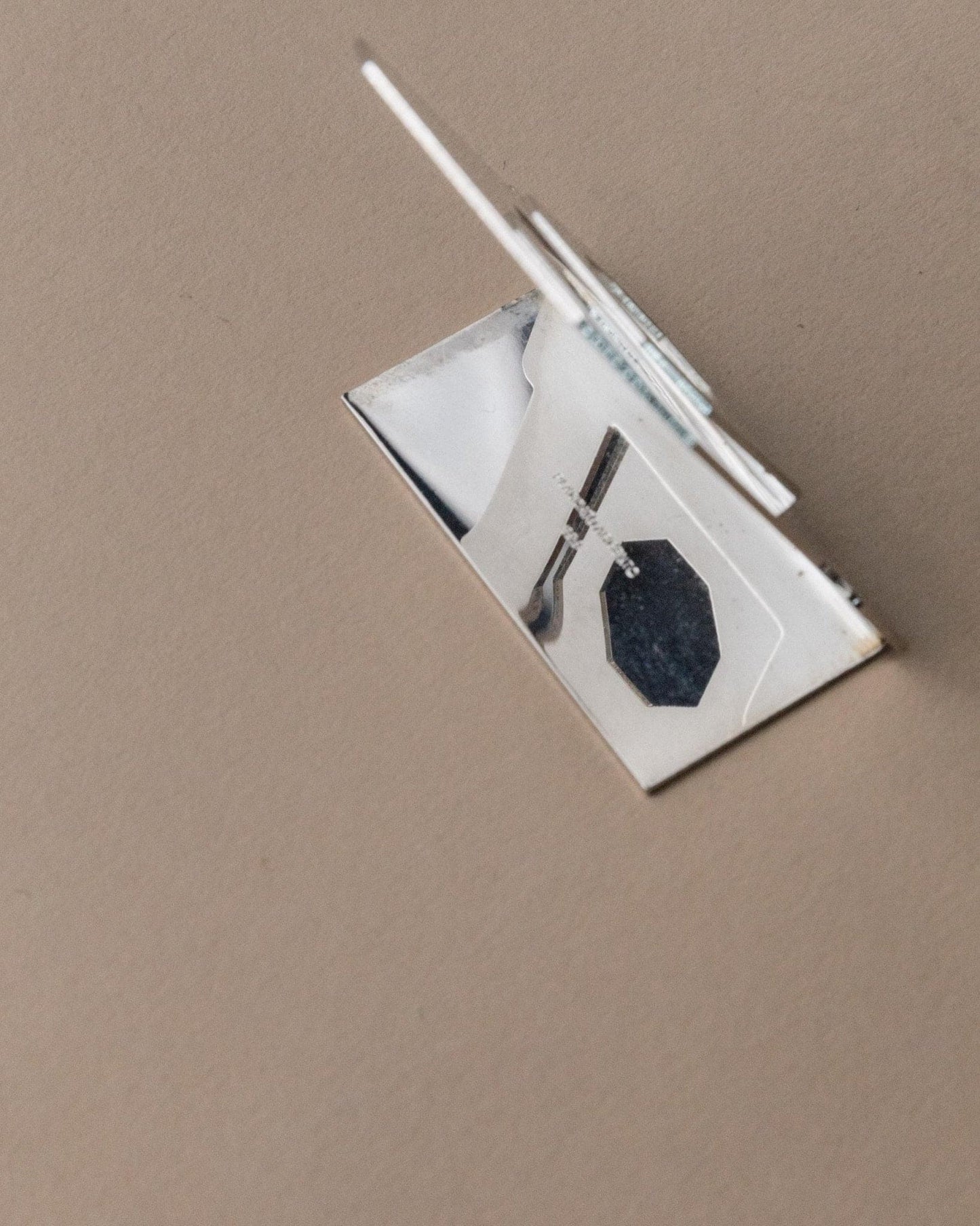 Vintage Platzkartenhalter versilbert Italien 1980er Set von 6