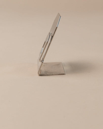 Vintage Platzkartenhalter versilbert Italien 1980er Set von 6