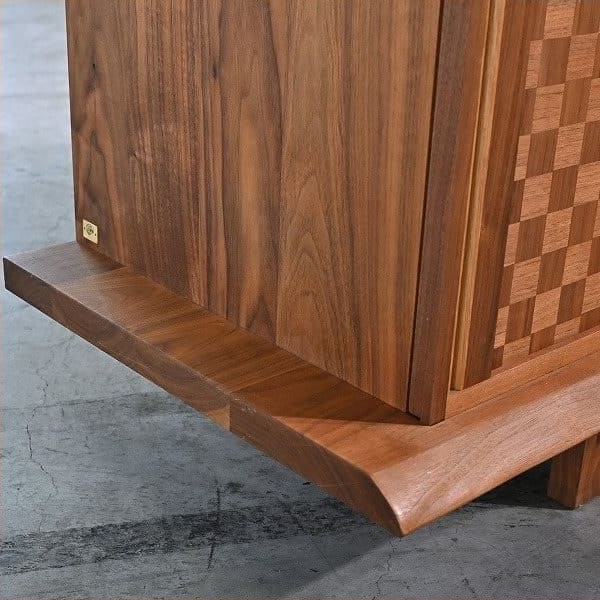 Vintage Sideboard Takayama Wood Works von Eiri Iwakura für Kashiwa mit Schachbrettmuster