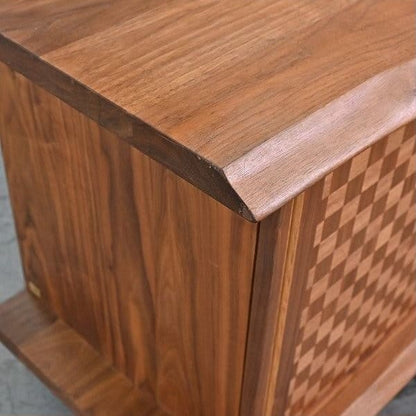 Vintage Sideboard Takayama Wood Works von Eiri Iwakura für Kashiwa mit Schachbrettmuster