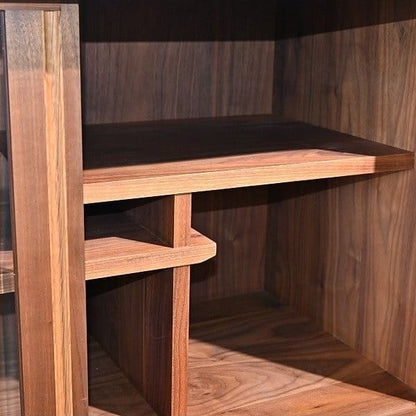 Vintage Sideboard Takayama Wood Works von Eiri Iwakura für Kashiwa mit Schachbrettmuster
