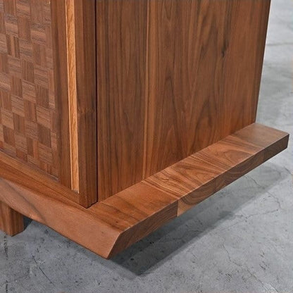 Vintage Sideboard Takayama Wood Works von Eiri Iwakura für Kashiwa mit Schachbrettmuster