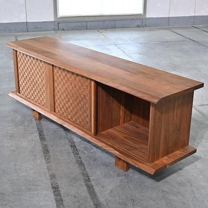 Vintage Sideboard Takayama Wood Works von Eiri Iwakura für Kashiwa mit Schachbrettmuster